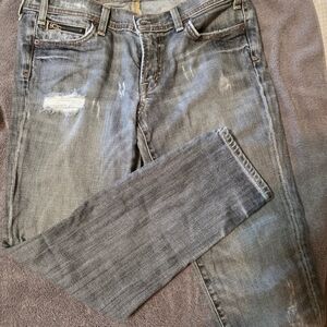 Citizens Of Humanity Gray Straight Leg Jeans